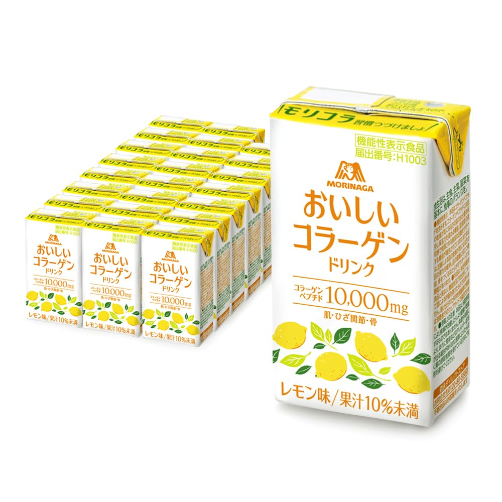 Amazon | 森永製菓 おいしいコラーゲンドリンク 125ml 24本 レモン味 Amazon | 森永製菓 おいしいコラーゲンドリンク 125ml 24本 レモン味